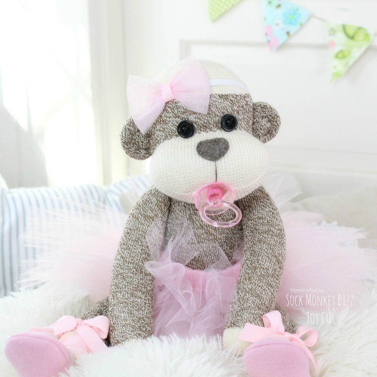 Sock monkey teddy bear store