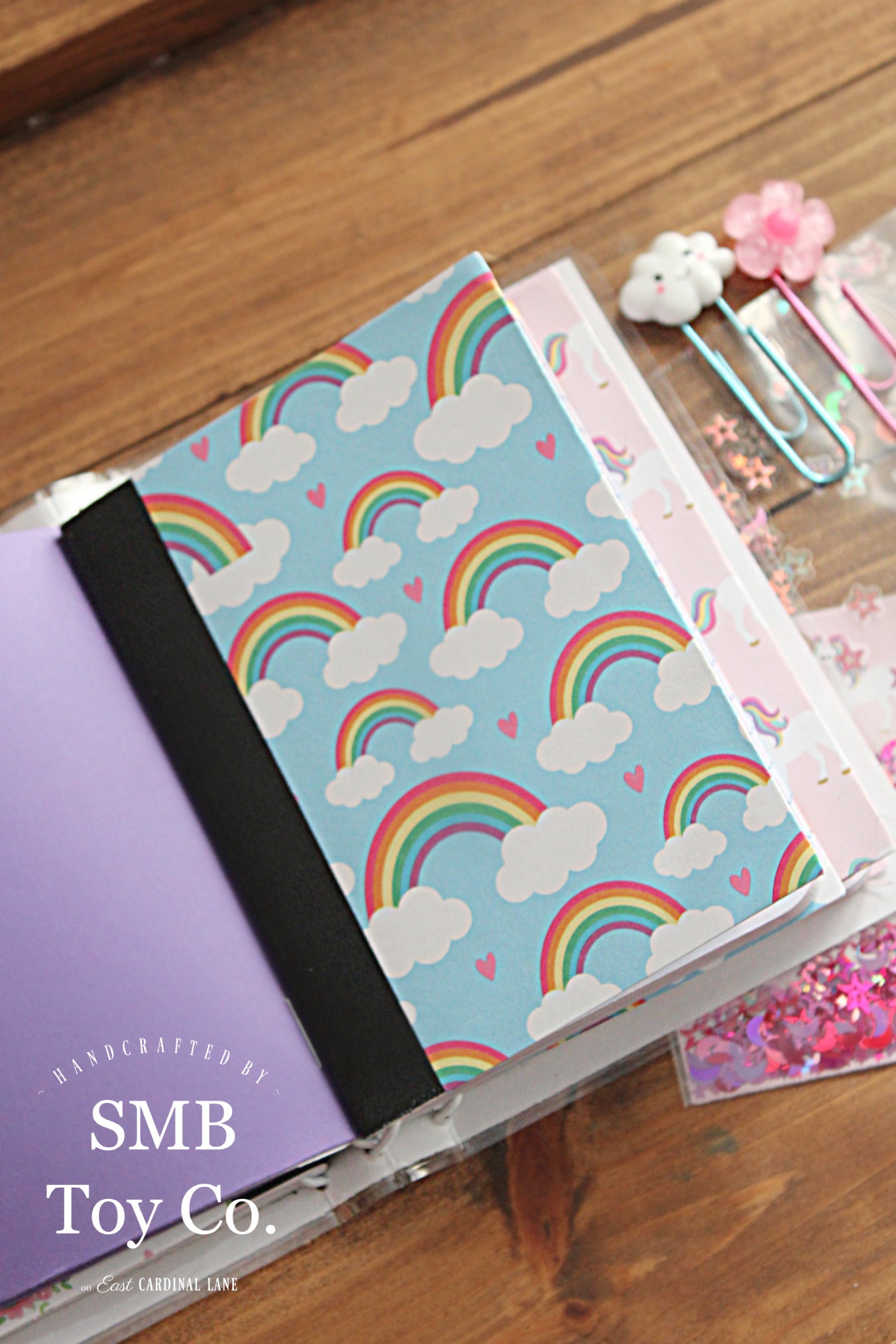 Mini Travel Journal - Unicorns & Rainbows