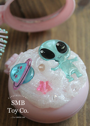 Decoden Mirror Brush Compact - Alien Friend - 002