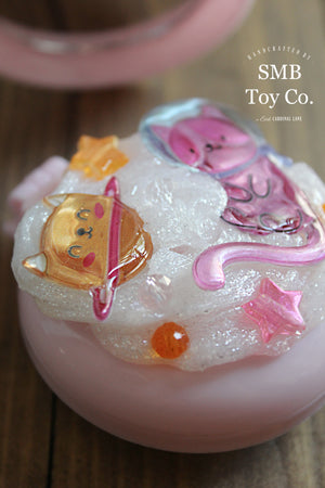 Decoden Mirror Brush Compact - Astro Kitty - 002