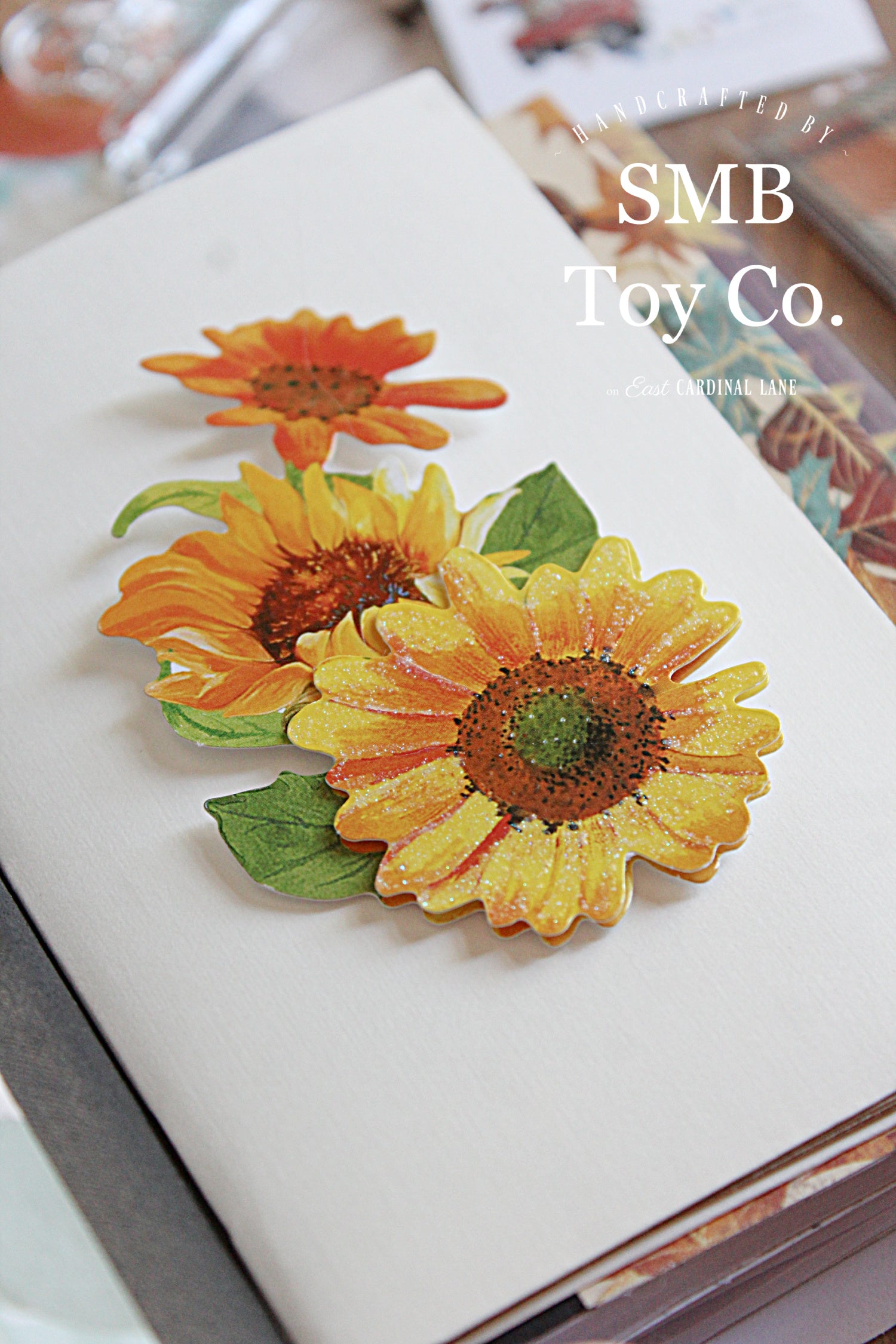 Mini Travel Journal - Sunflowers - 001