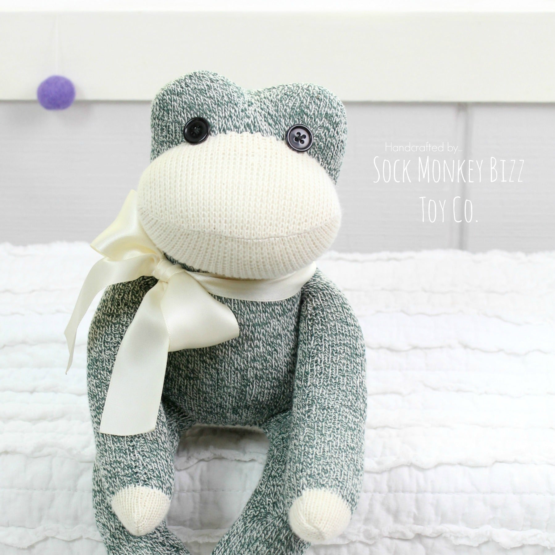 Frog Doll - Handmade Plush Toy – East Cardinal Lane & SMB Toy Co.