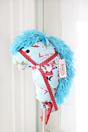 Children's Classic Retro Christmas Stick Horse